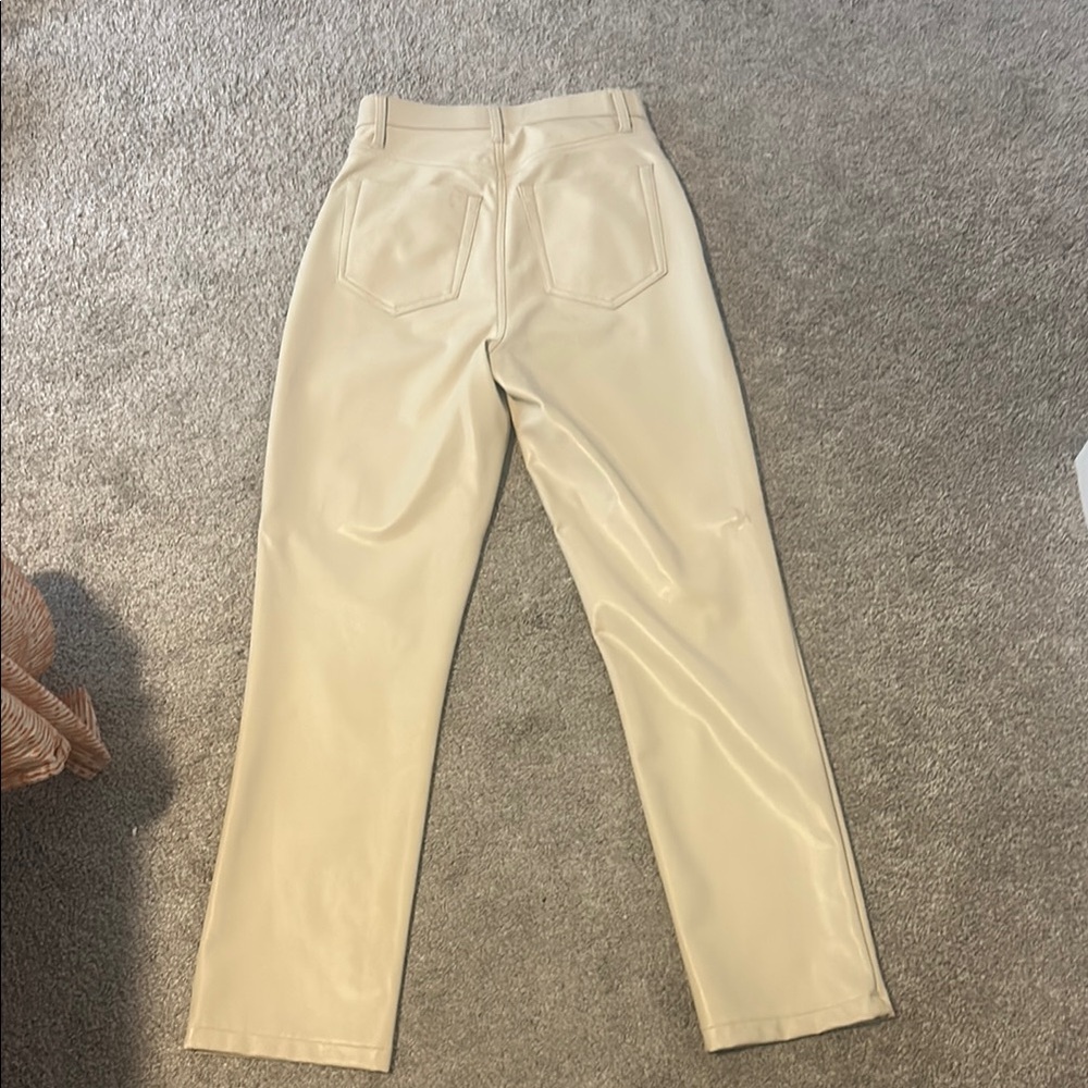 Abercrombie leather pants - Picture 3 of 4